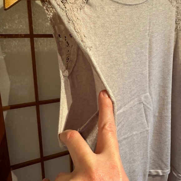 Reitman's Light Purple Sleeveless Blouse with Embroidery - Picture 6 of 13